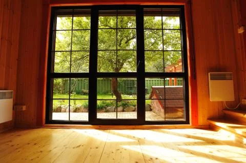 Wooden interior Stock Photos
