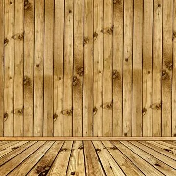Wooden interior Stock Photos