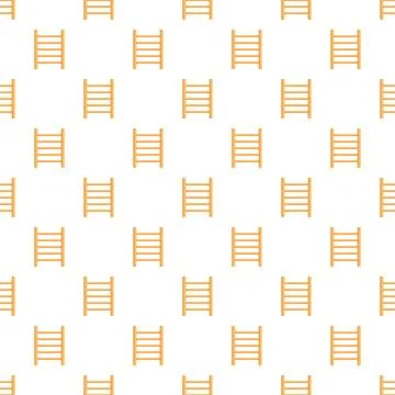 Wooden ladder pattern creating a growth concept 스톡 일러스트