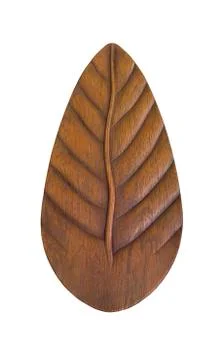 Wooden leaf Stock Photos