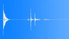 Wooden log thrown on wooden floor, impact, rolling, v1Sound Effect
