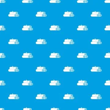 Wooden logs pattern seamless blue 스톡 일러스트