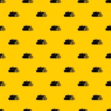 Wooden logs pattern vector Illustrazione stock