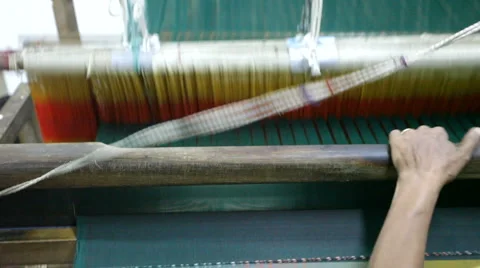 Wooden loom Video stock 1172569