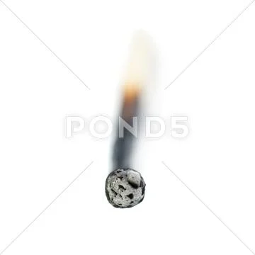 Wooden match isolated over the white background Stock Photos