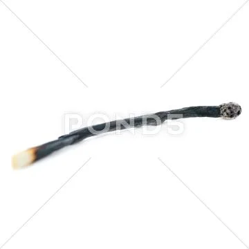 Wooden match isolated over the white background Stock Photos