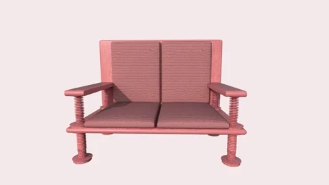 Wooden Modern Sofa 库存影片 340826191