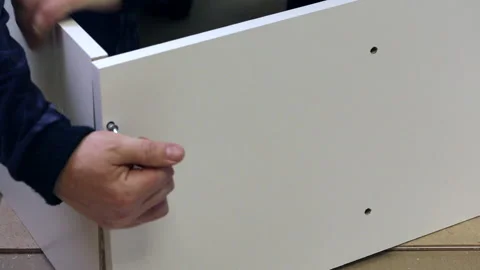 Wooden modular rack. Assembling a modula... | Stock Video | Pond5
