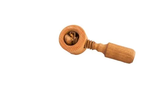 Wooden nutcracker Foto stock