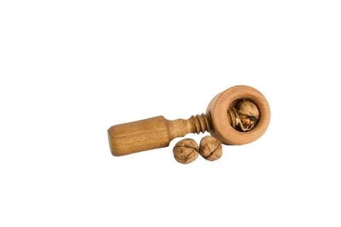 Wooden nutcracker Stock Photos