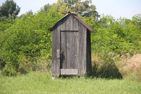 Wooden Outhouse Stock Photos