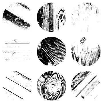 Wooden Overlay Texture Stock Illustration