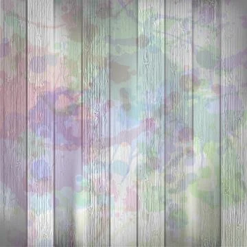 Wooden with paint splashes template. plus EPS10 Stock Illustration