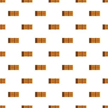 Wooden palette pattern creating seamless white background Stock Illustration