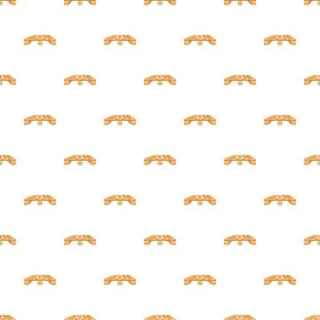 Wooden pallet seamless pattern for warehouse and logistics design Stock Illustration