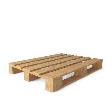 Wooden pallets Stock Illustration