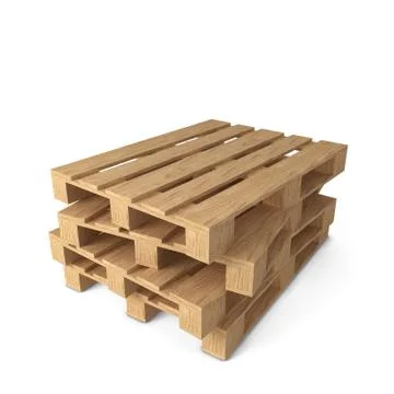 Wooden pallets Stock Illustration