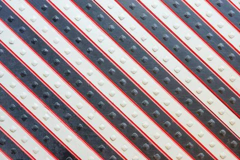 Wooden panel with a slanting striped pattern Stock Photos