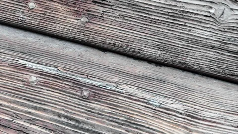 Wooden panels and boards of a rural house, Italy. Stock Footage 112248053