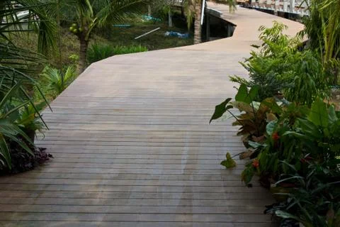 Wooden path1 Stock Photos