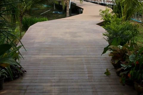 Wooden path2 Stock Photos