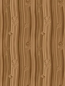 Wooden pattern. Illustrazione stock
