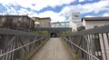 Wooden pedestrian bridge in Quito, Ecuador 4k or 4k+ Resolution