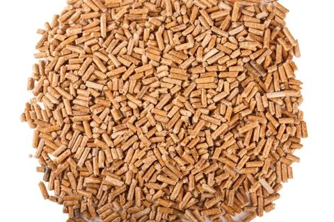 Wooden pellets Stock Photos