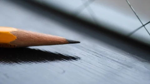 Wooden Pencil Video stock 100855654