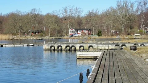 Wooden pier Stock Footage 73408444