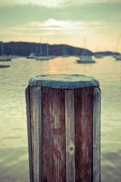 Wooden Piling Stock Photos