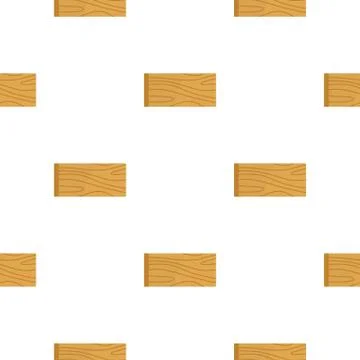 Wooden plank pattern flat Illustrazione stock