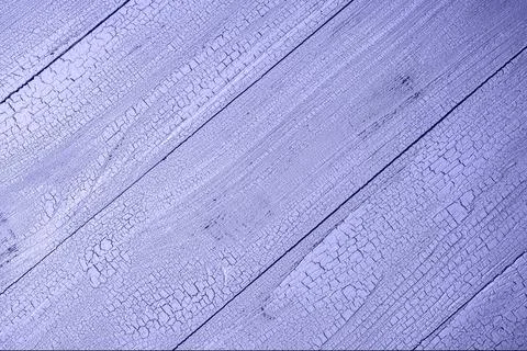 Wooden plank surface toned in very peri color Stock Photos