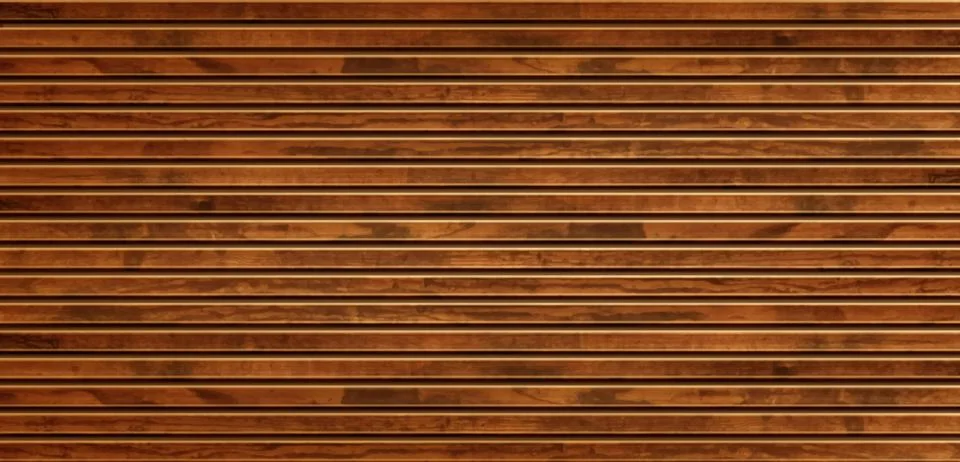 Wooden planks pattern, horizontal wall panel Stock Illustration