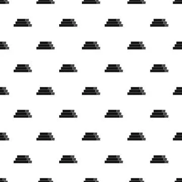 Wooden planks pattern, simple style Illustrazione stock
