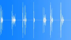 Wooden plate falling - soft surface Sound Effect