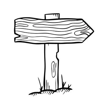 Wooden pointer hand-drawn in the style of doodle Good for printing Symbol of  Stock Illustration