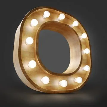 Wooden pointer light banner. High resolution Stock Illustration