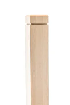Wooden post with a rounded top Stock Photos