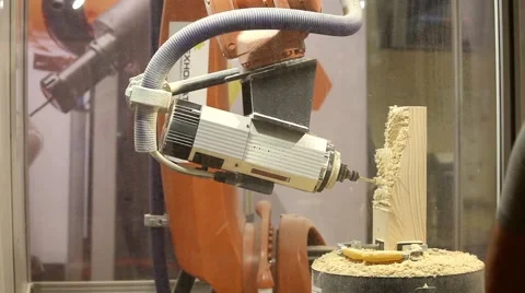 Wooden processing Stock Footage 53807460