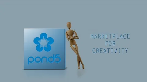 Wooden Puppet Logo Reveal Stockmateriaal After Effects
