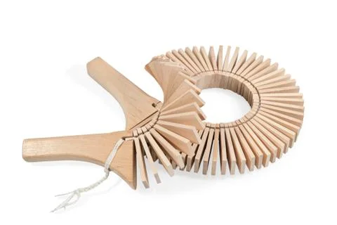 Wooden ratchet isolated Stock Photos