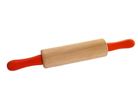 Wooden roller Foto stock