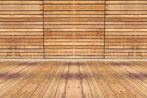 Wooden room Stock Illustration