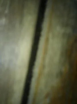 Wooden rough wallpaper with different elements and dark illumination Foto stock