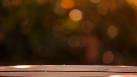 Wooden sharp table tree background nobody hd footage Stock Footage 108092046