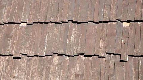 Wooden shingles Stock-Footage 54358294