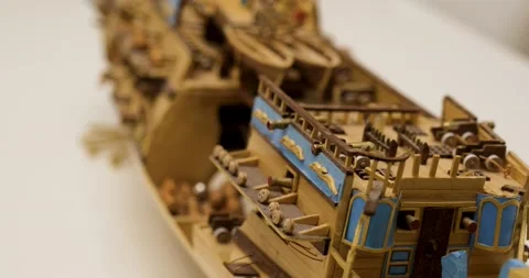Wooden ship model 動画素材 196868919