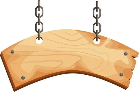 Wooden sign and pointer in a set of green grass. Stock Illustration