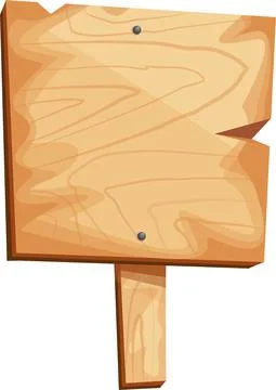 Wooden sign and pointer in a set of green grass. Stock Illustration